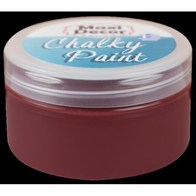 Χρώμα Κιμωλίας 100ml Maxi Decor Chalky 515 Καφέ Κόκκινο_CH515100